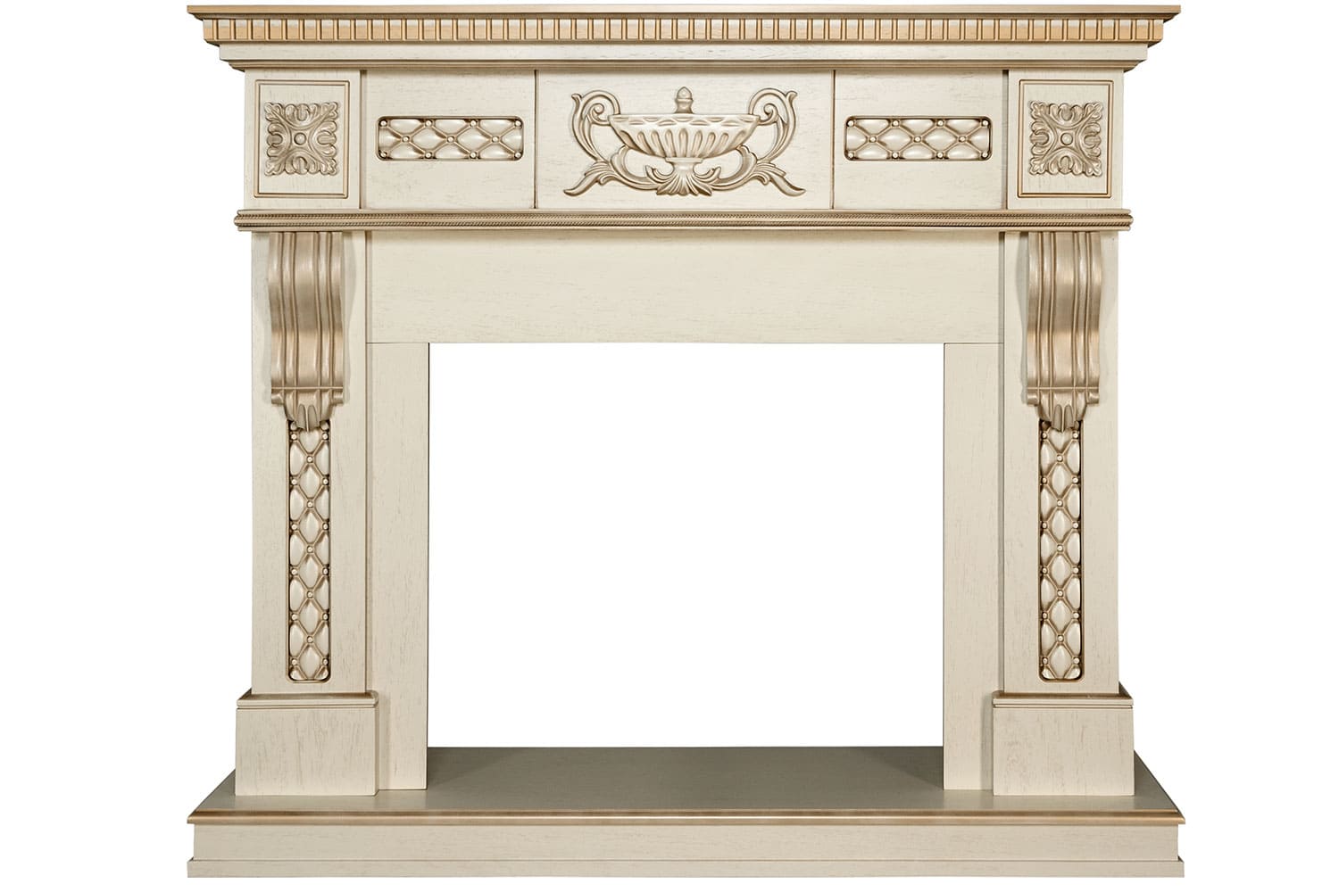 Портал Royal Flame  Corsica - Слоновая кость с патиной