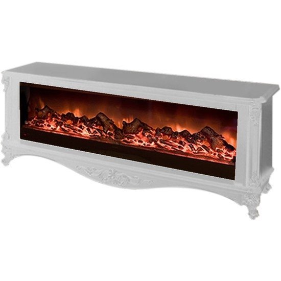 Каминокомплект Glenrich Версаль Premier S 130 с царгой белый