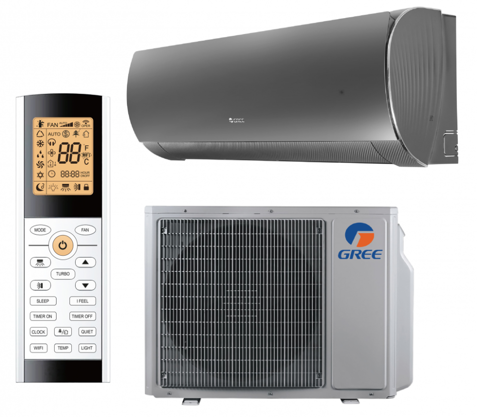 Сплит-система Gree GWH18ACD-K6DNA1I(LCLH) Lyra Inverter Black