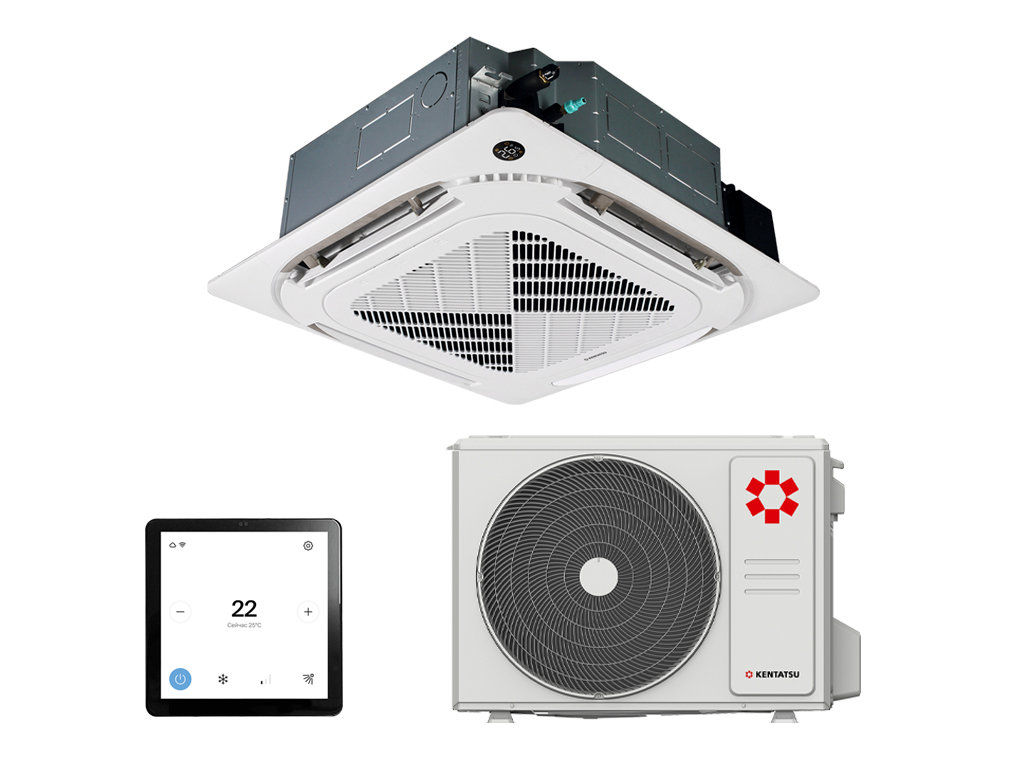 Кассетная сплит-система Kentatsu KSVB70HZRN1W/KSUNB70HZRN1/KPU95-DR Inverter