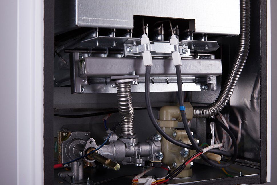 Водонагреватель проточный газовый Neva 4512 T (серебро)