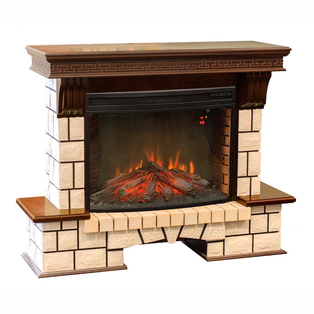 Электрокамин RealFlame Stone New 33 AO с FireSpace 33 S IR
