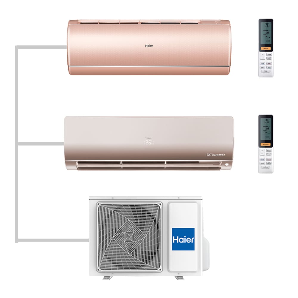 Мульти сплит-система настенная Haier AS25S2SJ2FA-G / AS25S2SF2FA-G / 2U40S2SM1FA Inverter