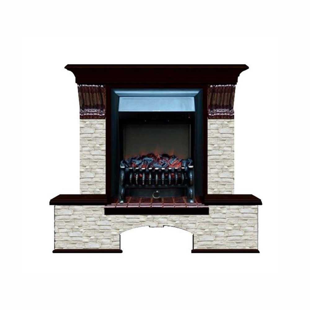 Каминокомплект Glenrich Бостон К Грот однотонный (Fobos)