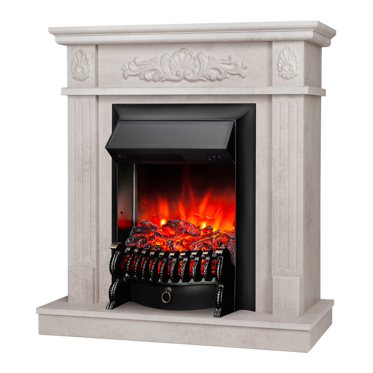 Электрокамин RealFlame  Adelaida WT с очагом Fobos Lux Black