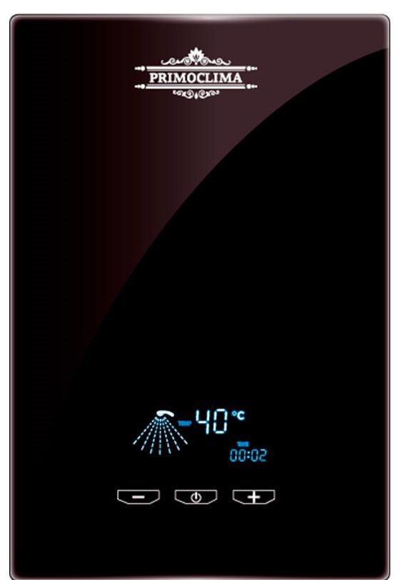 Электрический проточный водонагреватель Primoclima VITA 8.5 кВт, черный