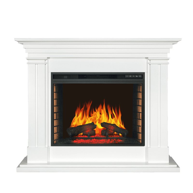 Каминокомплект Royal Flame  Lyon - Белый с очагом Vision 28 EF LED FX