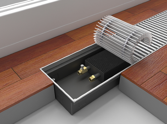 Конвектор внутрипольный без вентилятора Royal Thermo Atrium CL 85-250-1500