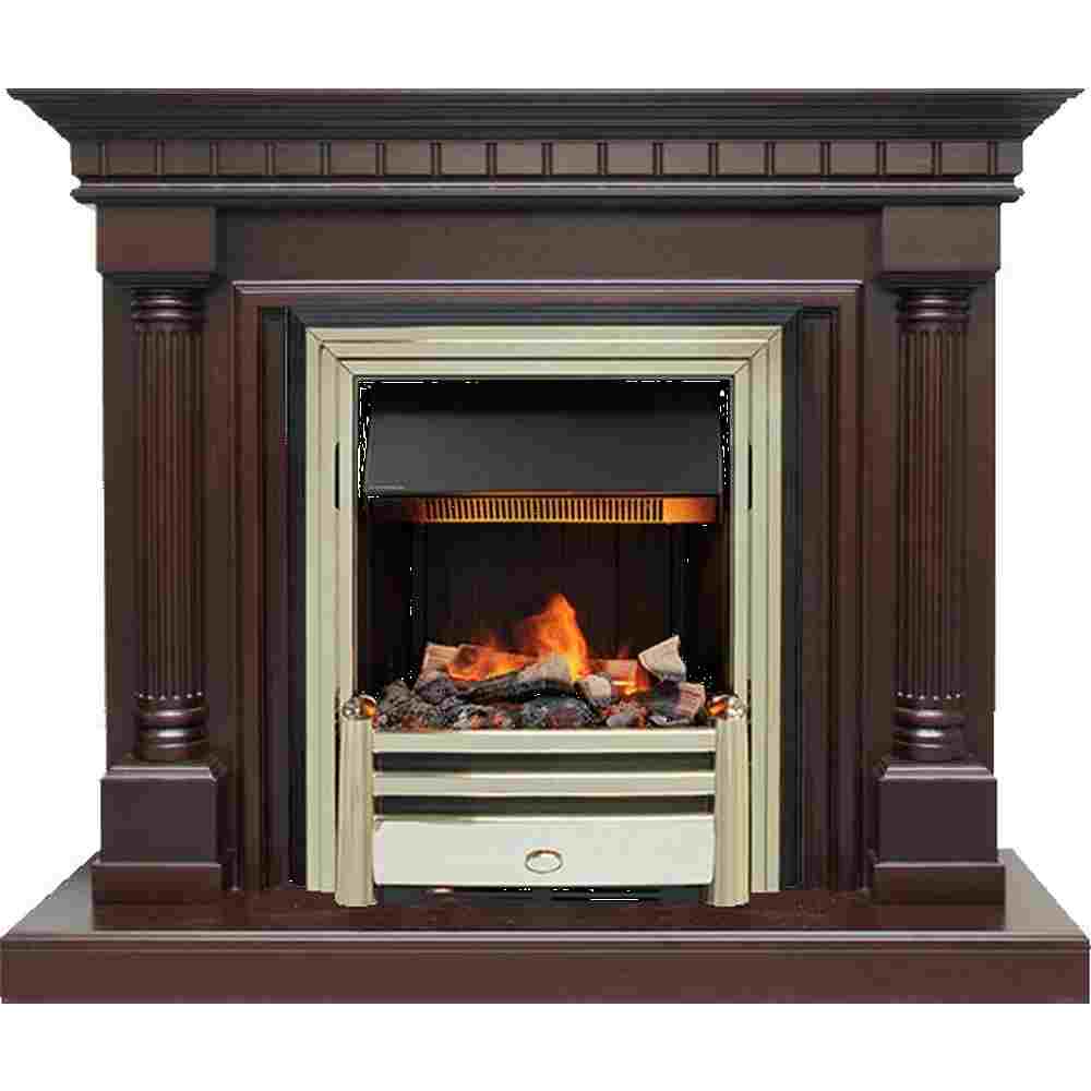 Каминокомплект Dimplex Dallas - Темный дуб с очагом Cavendish