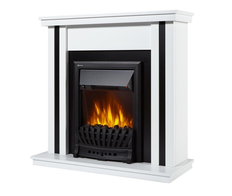 Каминокомплект Electrolux Trend Classic с очагом Classic EFP/P-1020LS белый