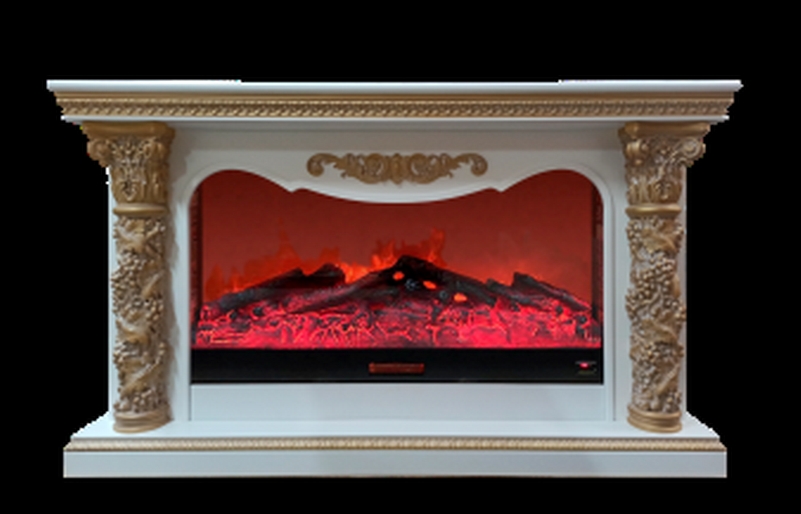 Каминокомплект Glenrich Бахус С Premier S14 белый