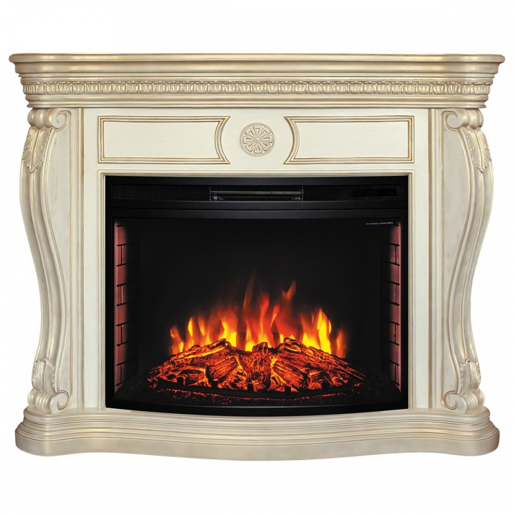Электрокамин RealFlame  Barcelona 33 WT с очагом Firespace 33