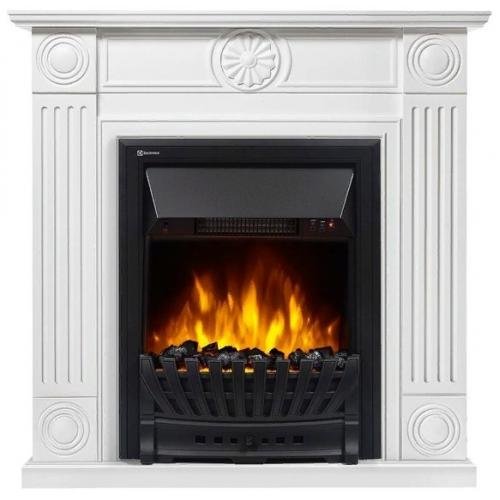 Каминокомплект Electrolux Frame Classic с очагом Classic EFP/P-1020LS шпон белый