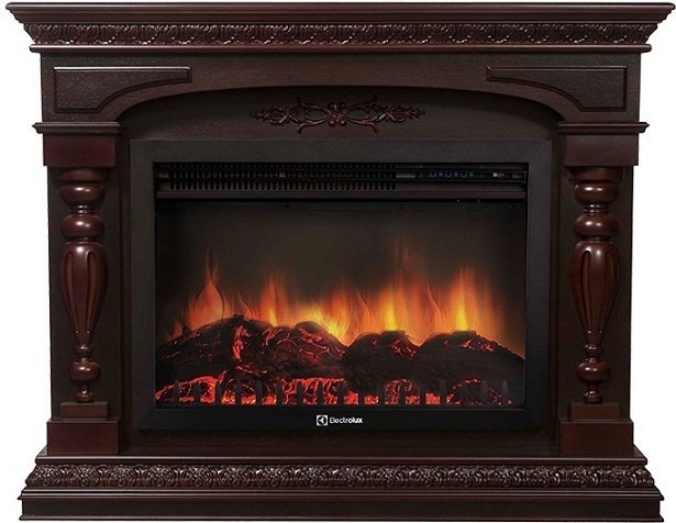 Каминокомплект Electrolux Perfetto R 30 с очагом EFP/P-3320RLS шпон венге