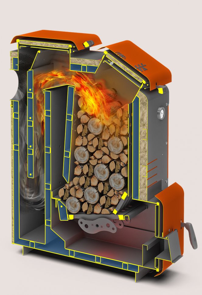 Твердотопливный котел Теплодар Куппер Мега-20