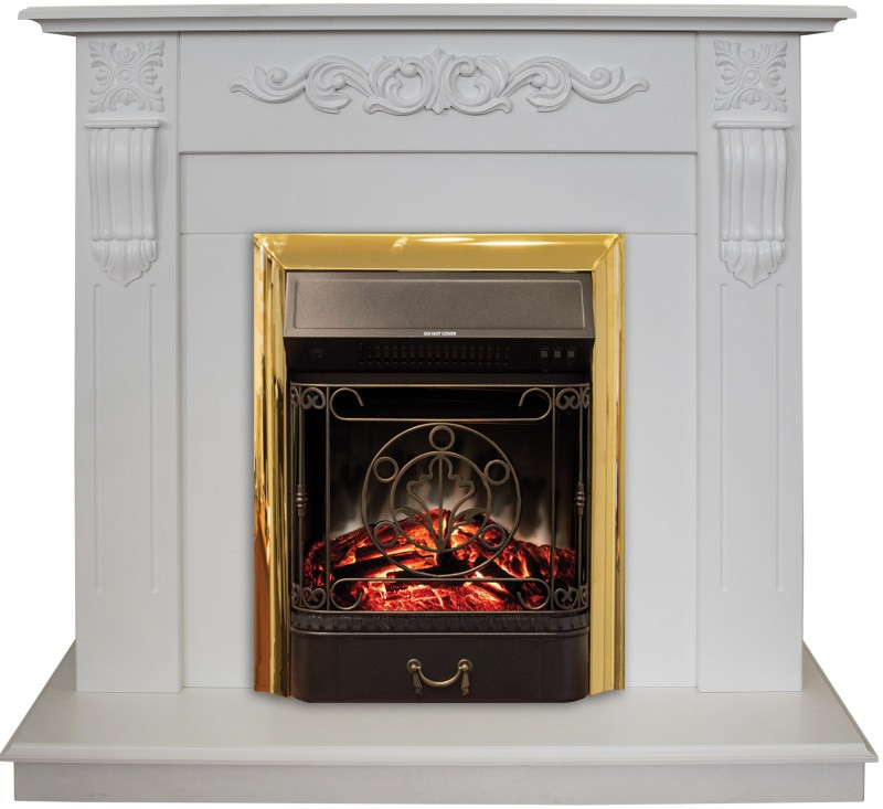 Электрокамин RealFlame Dominica WT с Majestic S BR