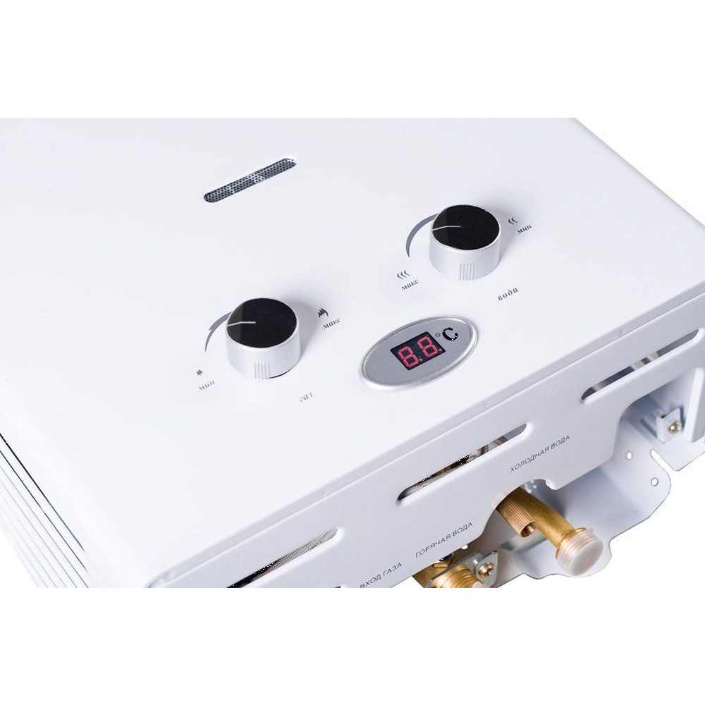 Водонагреватель проточный газовый SuperFlame SF0420T Полу-Турбо