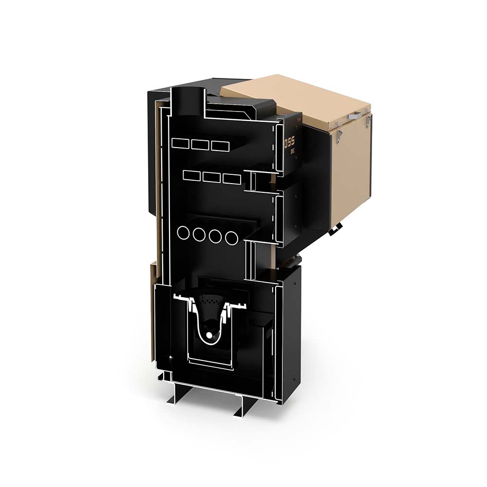 Напольный твердотопливный котел Koloss Auto DUO PLUS 15