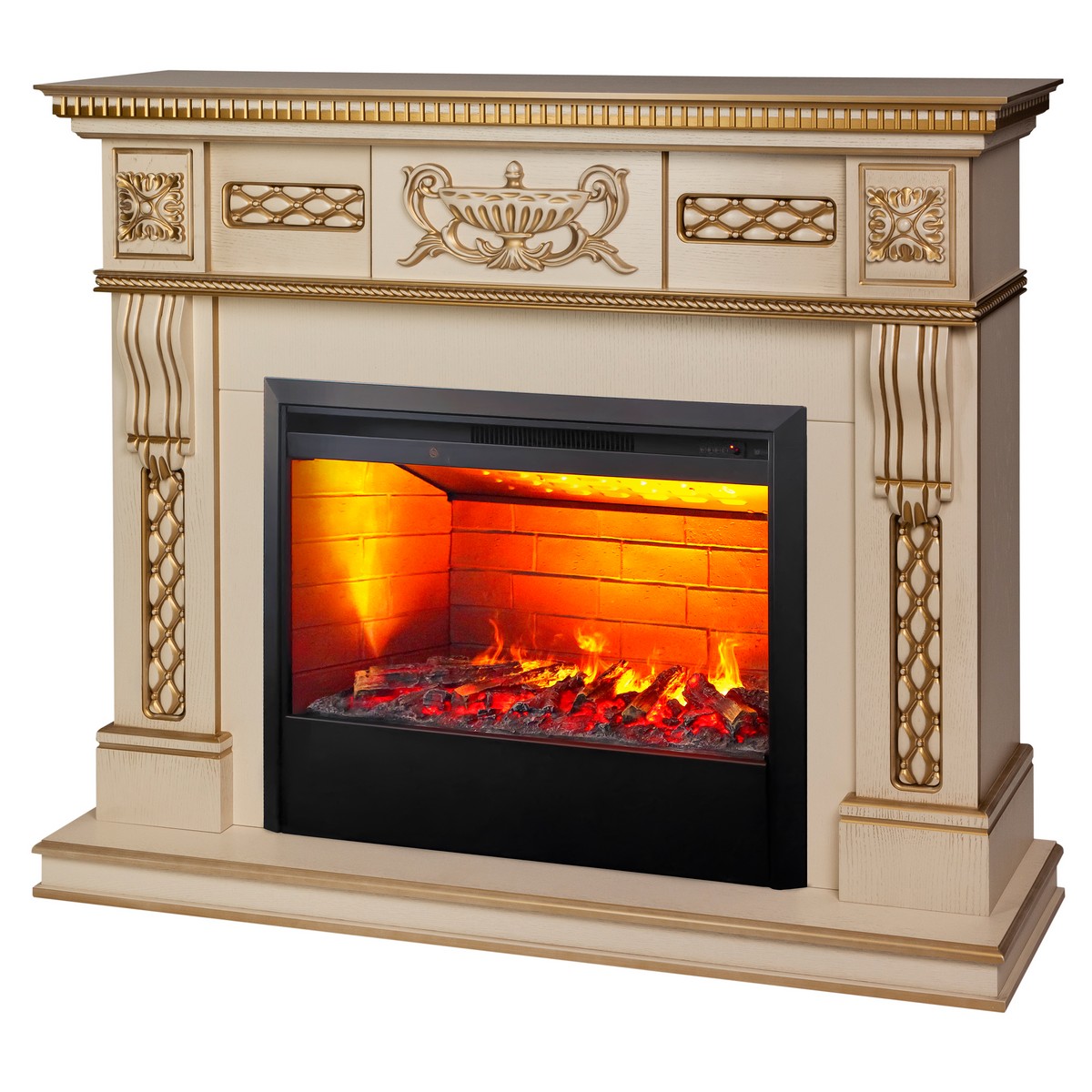 Электрокамин RealFlame  Corsica Lux 25,5/26 WT с очагом 3D Helios 26