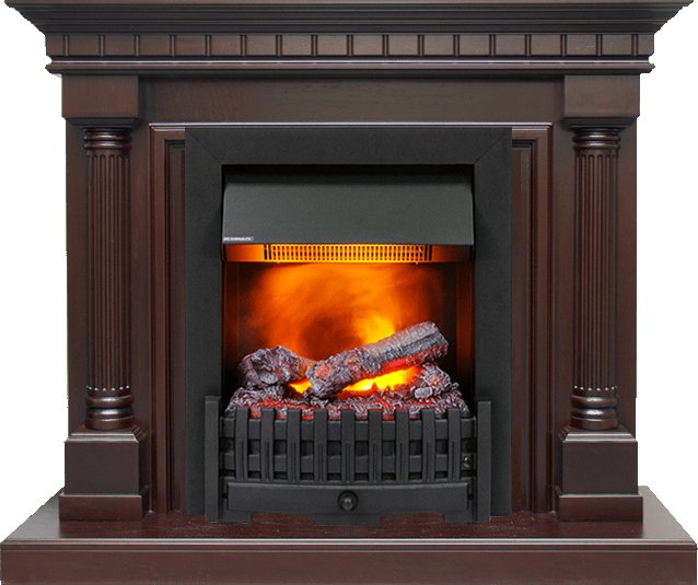 Каминокомплект Dimplex Dallas - Темный дуб с очагом Danville Black FB2