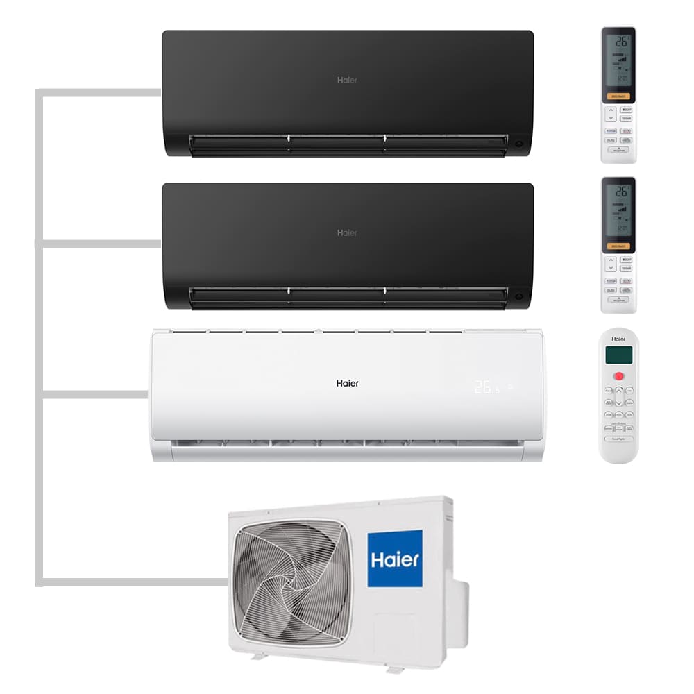 Мульти сплит-система настенная Haier AS35S2SF2FA-B / AS25S2SF2FA-B / AS07TS6HRA-M / 3U70S2SR5FA Inverter
