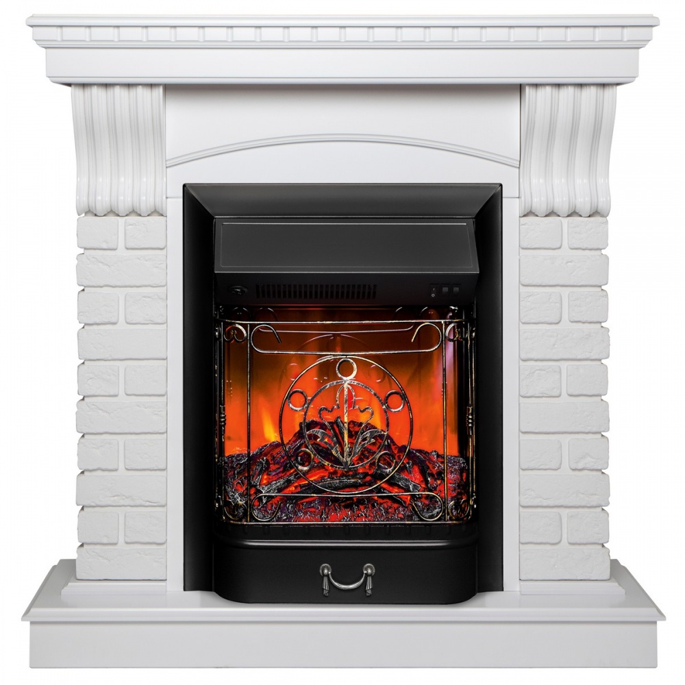 Электрокамин RealFlame  Jazz WT с очагом Majestic Lux Black