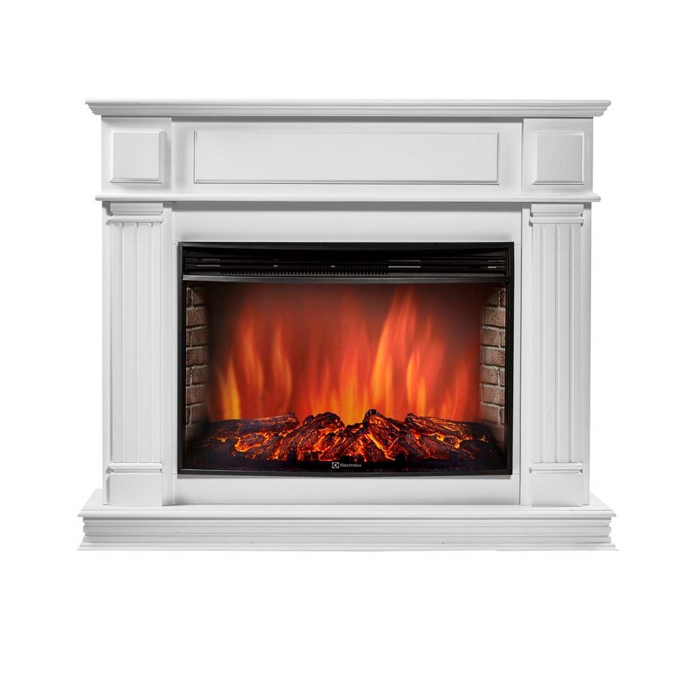 Каминокомплект Electrolux Piazza 30 с очагом EFP/P-3320RLS белый