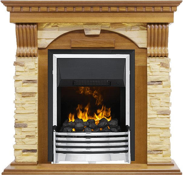 Каминокомплект Dimplex Dublin -  Дуб / Сланец с очагом Flagstaff