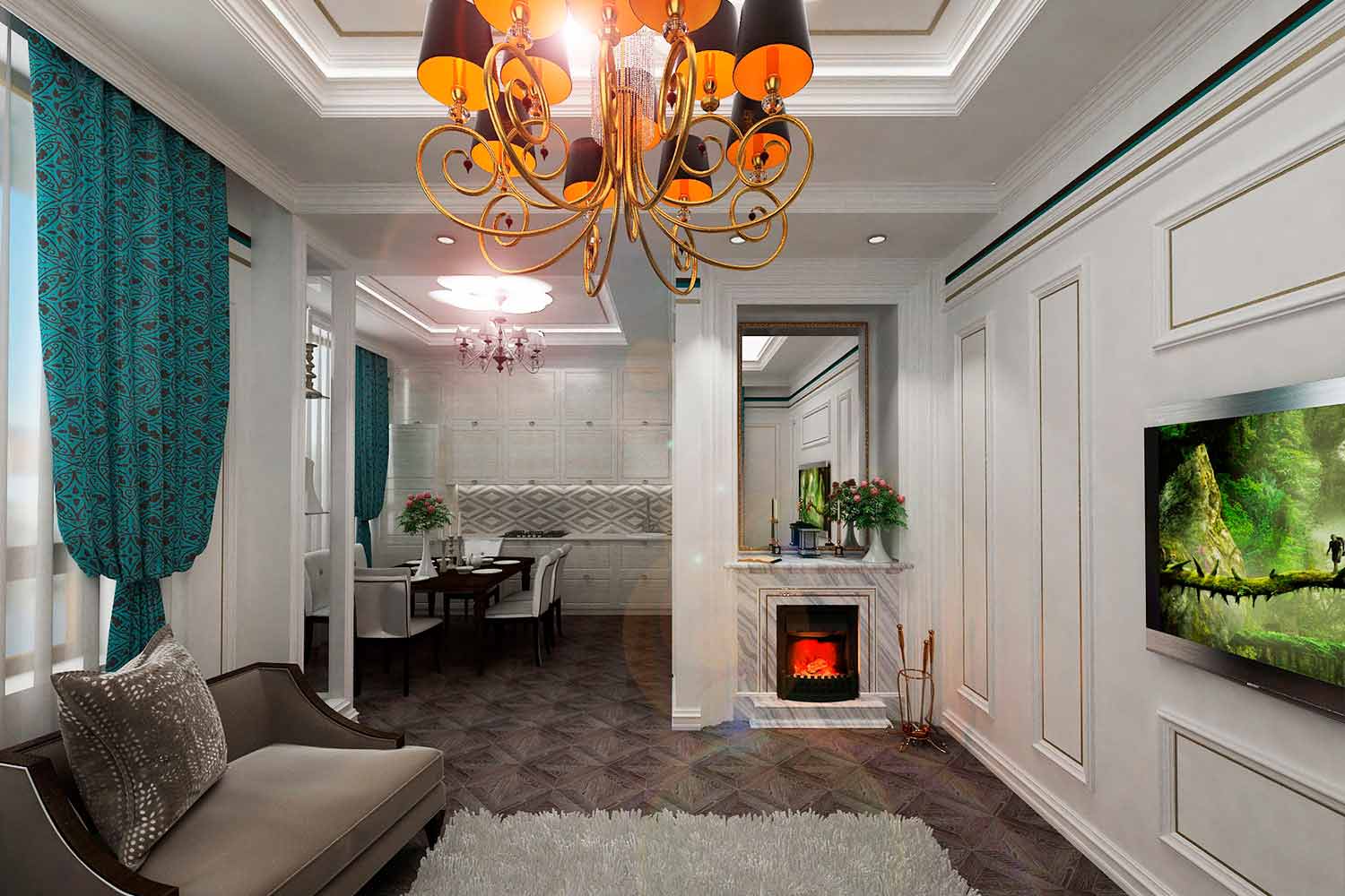 Очаг Dimplex  Danville Black FB2