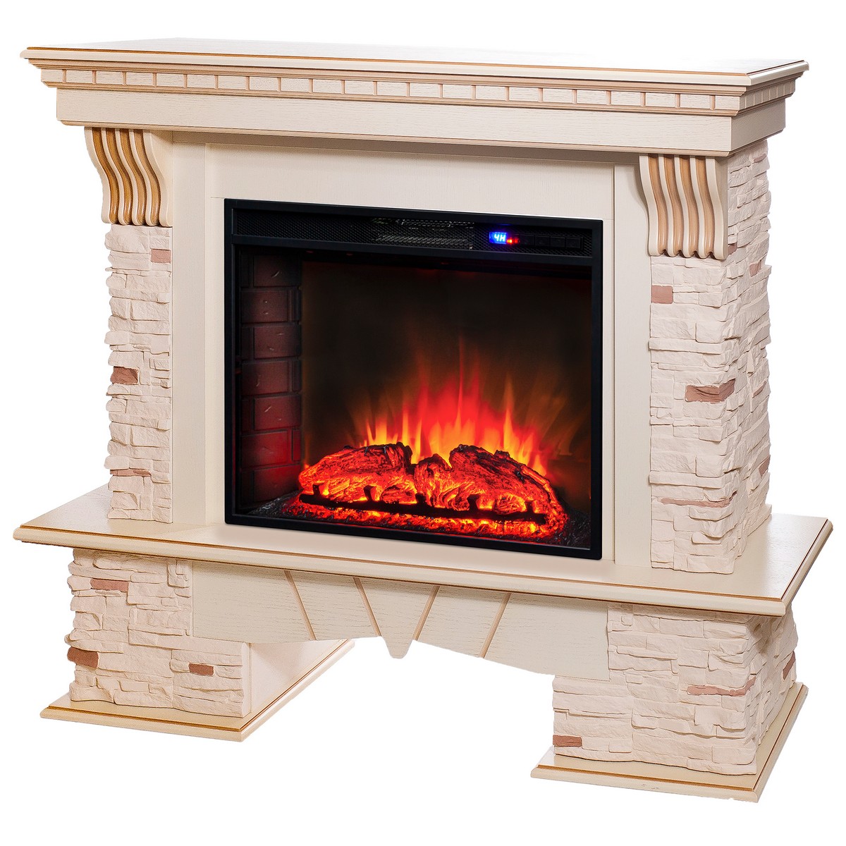 Электрокамин RealFlame  Sorento 25,5/26 WT с очагом Sparta 25,5