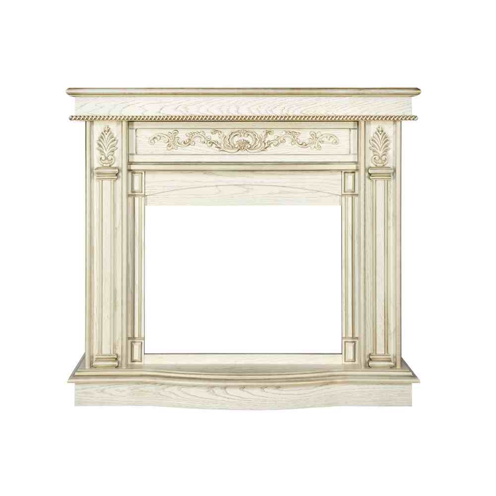 Каминокомплект Royal Flame  Cardinal - Белый дуб, патина золото с очагом Dioramic 25 LED FX