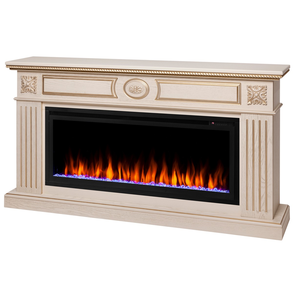 Электрокамин RealFlame  Siena 42/BV WT с очагом Saphir 42