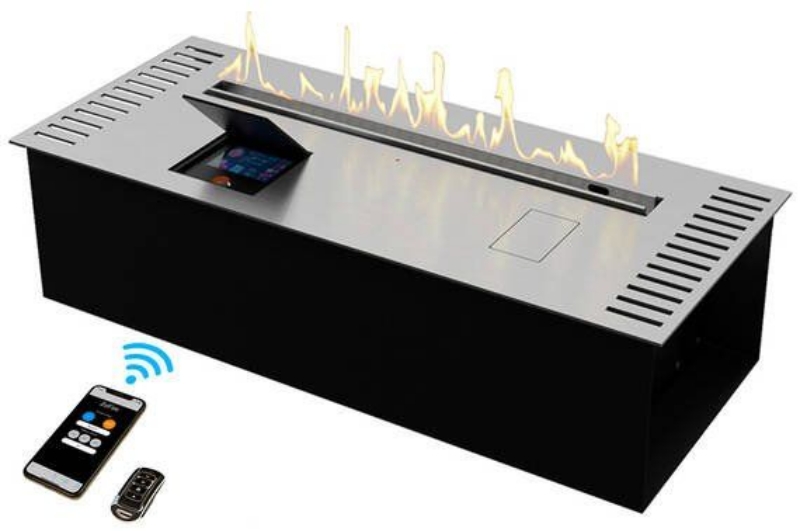 Биокамин автоматический Zefire Automatic 700 шлифованный