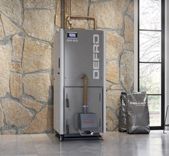 Напольный твердотопливный котел Defro Bioslim 20