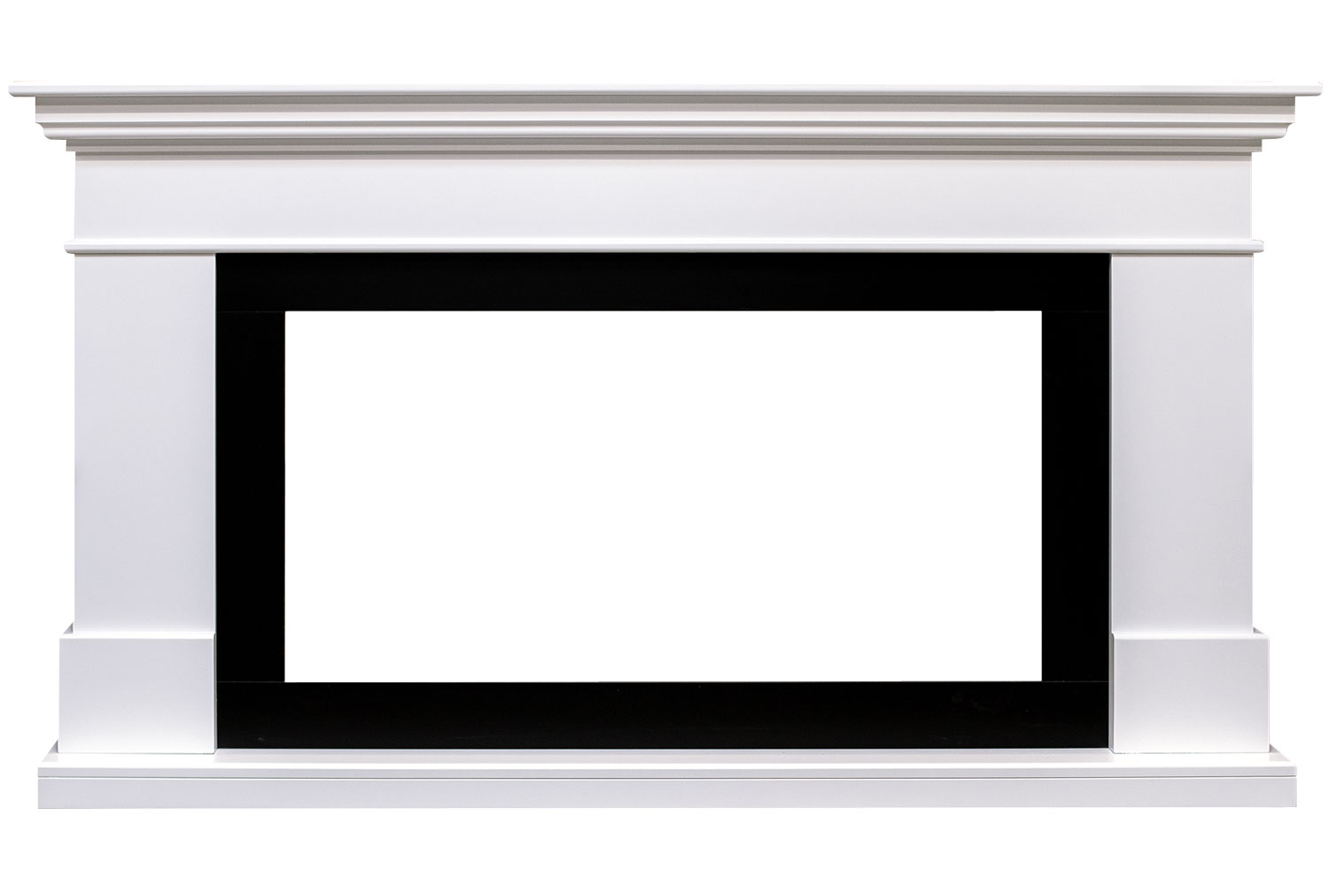 Каминокомплект Royal Flame  California 36/40 - Белый с очагом Crystal 40 RF