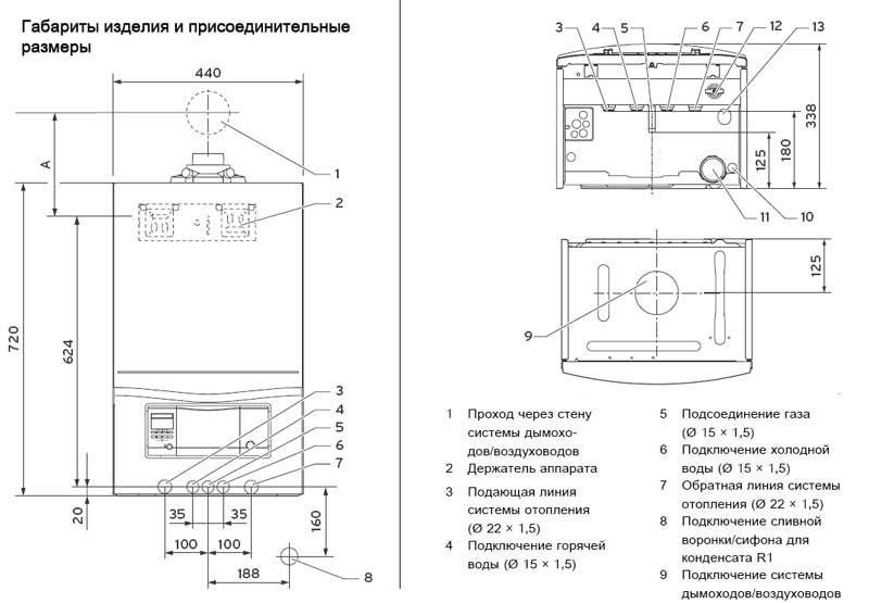 Настенный газовый котел Vaillant ecoTEC pro VUW INT IV 286/5-3 H