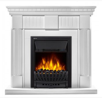 Каминокомплект Electrolux Colonna Classic с очагом Classic EFP/P-1020LS белый
