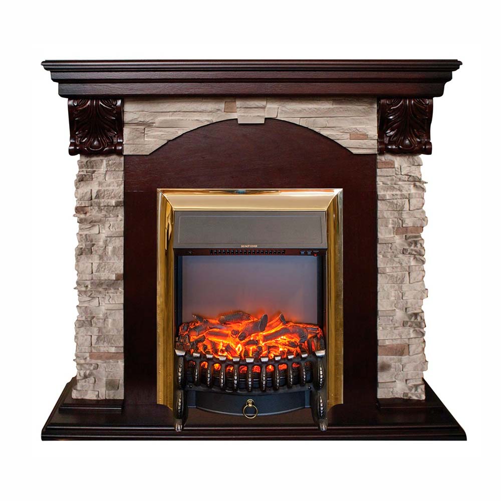 Электрокамин RealFlame Dublin Rock STD/EUG AO Fobos S BR