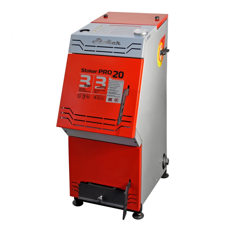 Твердотопливный котел Ermak & Stoker Pro 20-Э