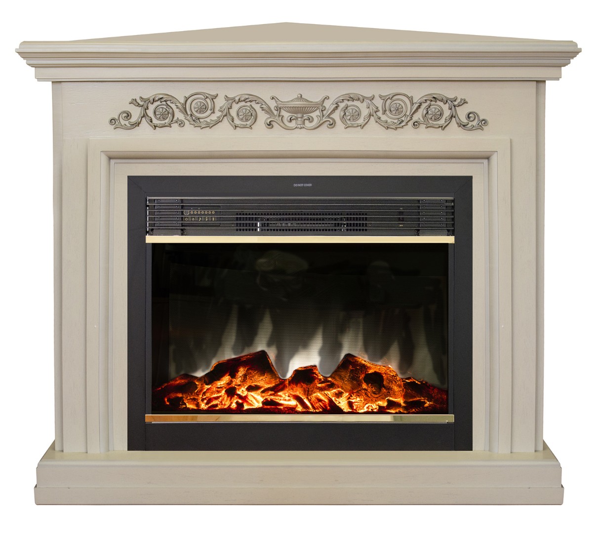 Электрокамин RealFlame Leticia (угловой) 26 WT с MoonBlaze Lux Bl S