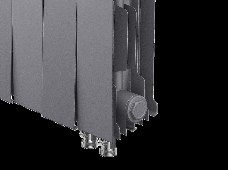 Радиатор Royal Thermo PianoForte 200 /Silver Satin - 12 секц. VDR