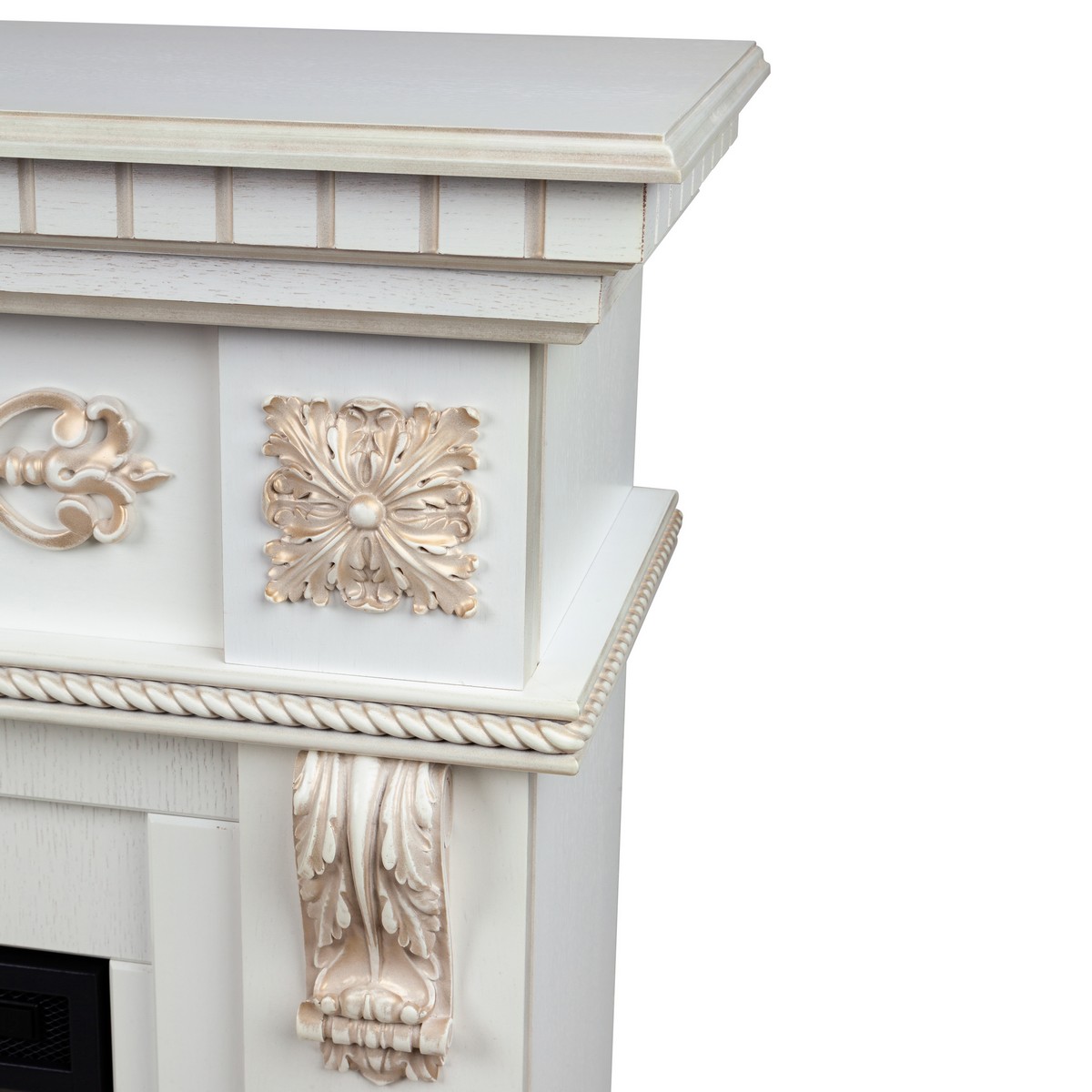 Электрокамин RealFlame  Estella 25,5/26 WT с очагом Moonblaze Deluxe Black