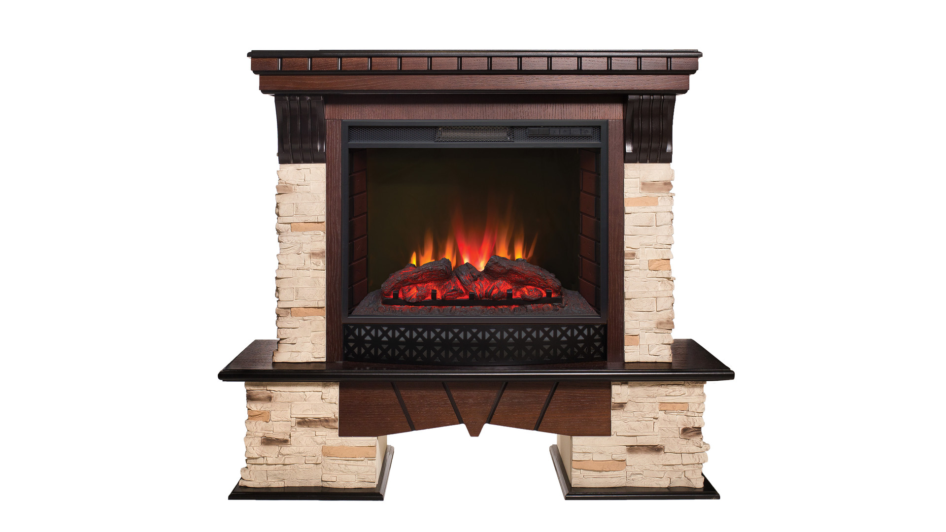 Электрокамин RealFlame  Rockland 25,5 AO с очагом Sparta 25,5 LED