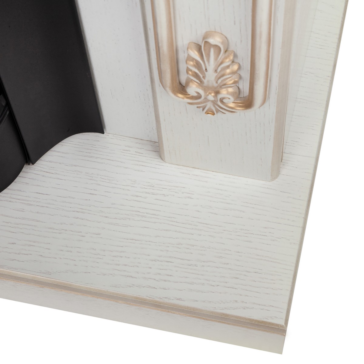 Электрокамин RealFlame  Anita Corner WT с очагом Fobos Lux Brass