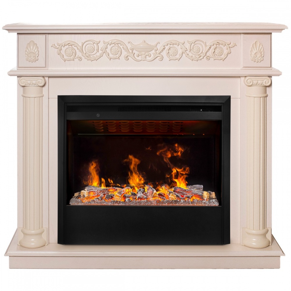 Электрокамин RealFlame  Attica WT с очагом 3D Helios 26 SBG