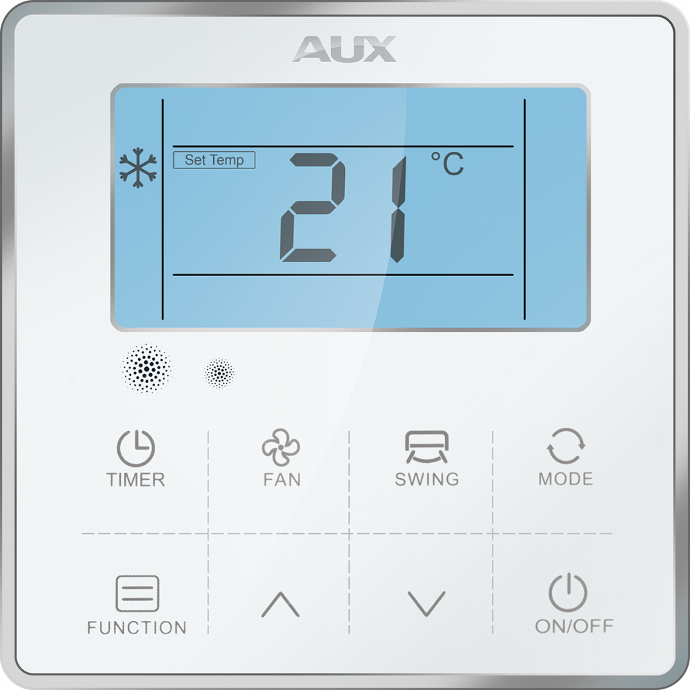 Канальный кондиционер AUX ALLD-H12/4R1B (v2) + AL-H12/4R1B(U) (v2), черный