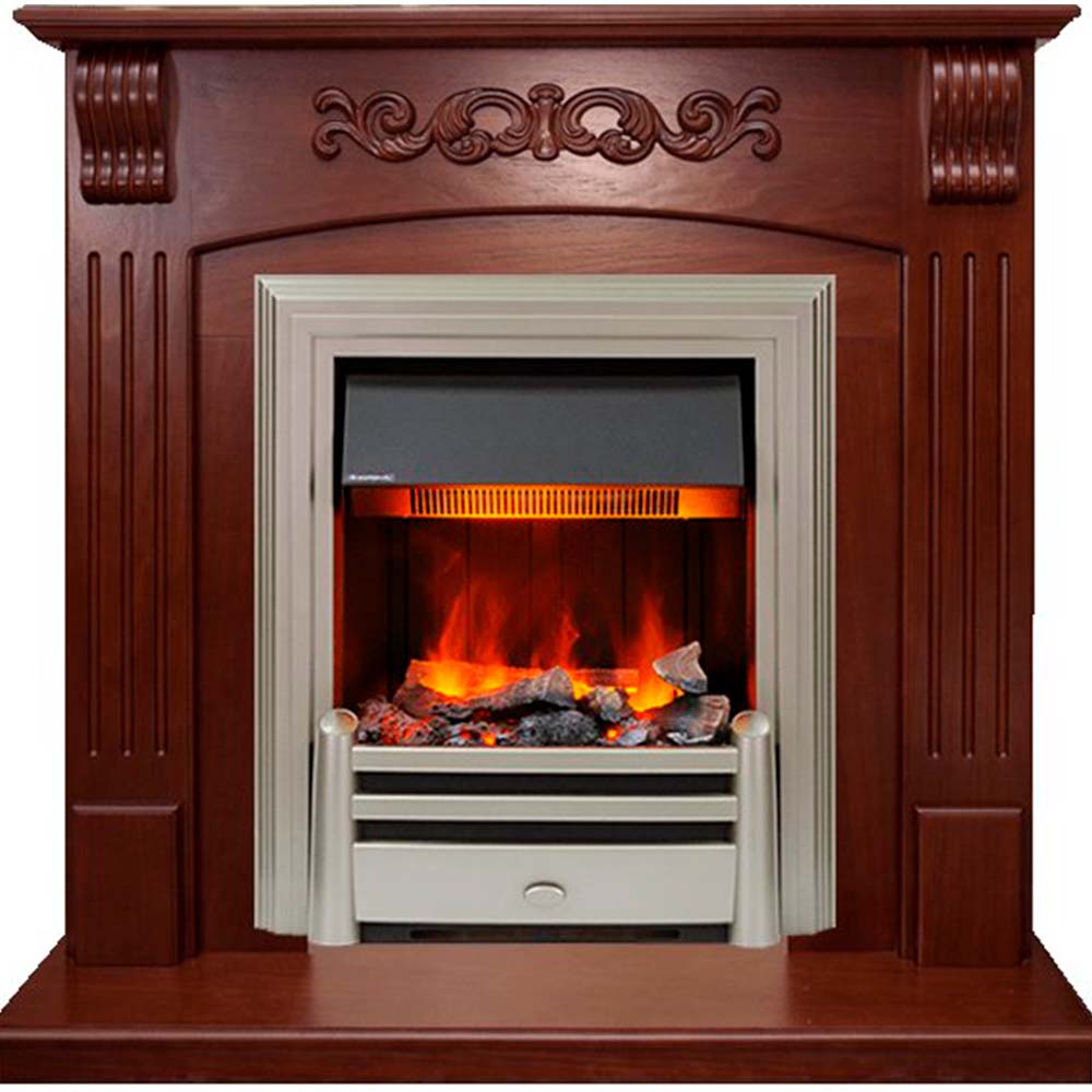 Каминокомплект Dimplex Sorrento угловой - Орех с очагом Chesford