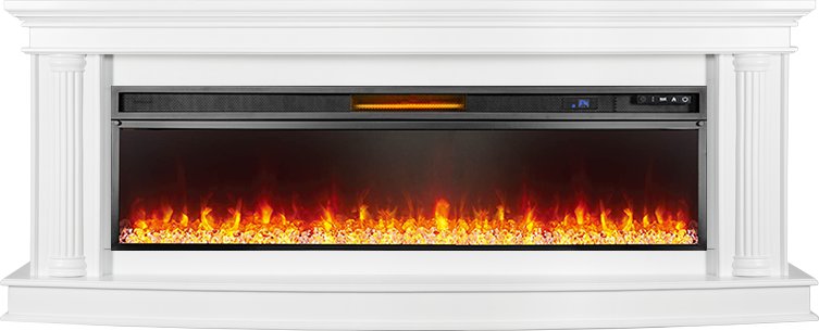 Каминокомплект Royal Flame  Rome 60 - Белый с очагом Vision 60 LED
