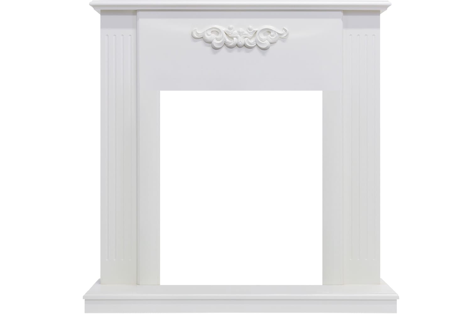 Каминокомплект Royal Flame  Lumsden - Белый дуб с очагом Majestic FX M Brass