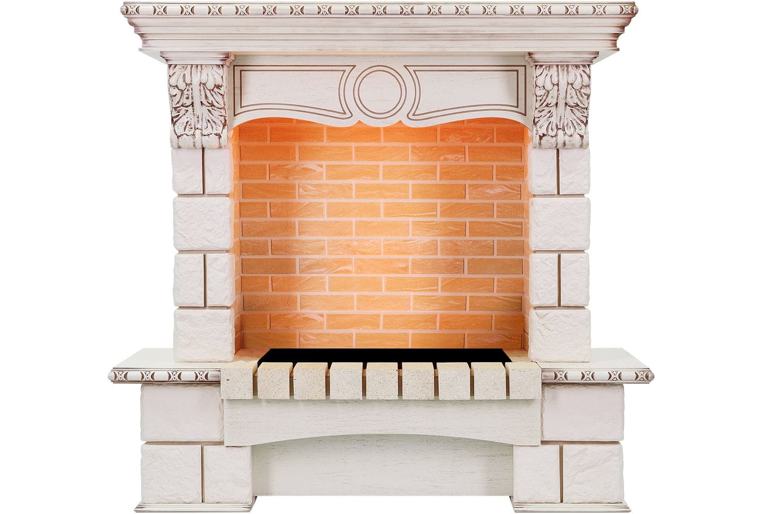 Портал Dimplex Pierre Luxe - Слоновая кость / Шампань (Высота 1035мм)